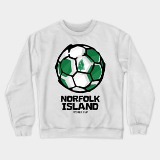 Norfolk Island Football Country Flag Crewneck Sweatshirt